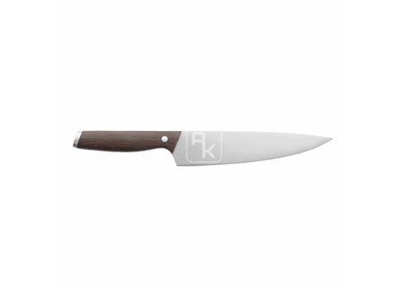 Поварской нож с рукоятью из темного дерева 20см